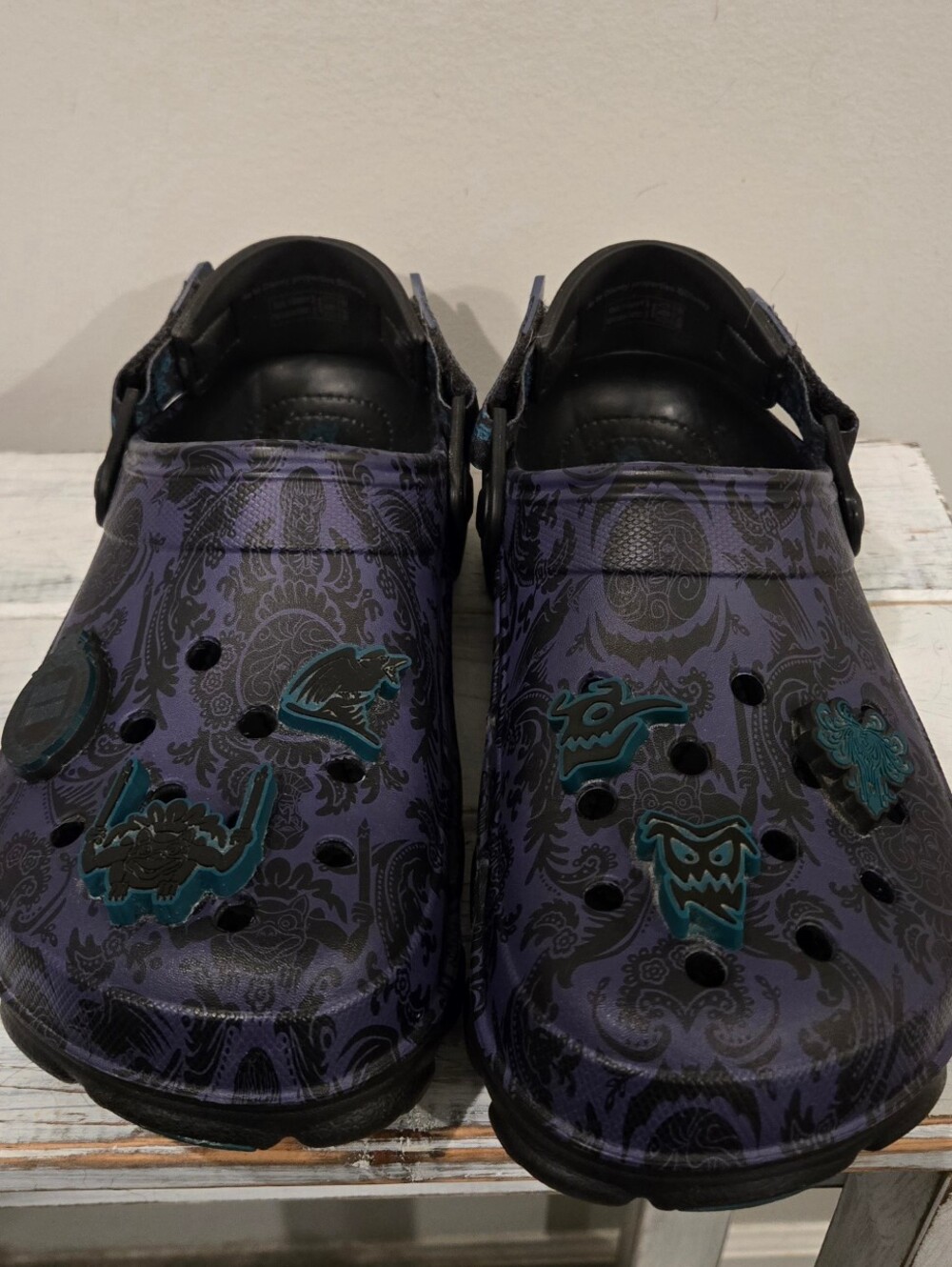 Haunted Mansion Purple Crocs